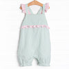 Sweet Pea Bubble Romper, Green