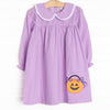 Treats not Tricks Applique Dress, Purple