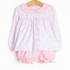 Pastel Pumpkins Bloomer Set, Pink