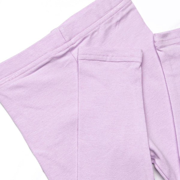 Puurfect Petals Applique Legging Set, Purple
