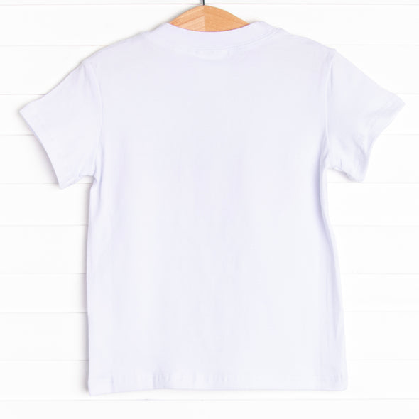 Halloween Hounds Applique Top, White