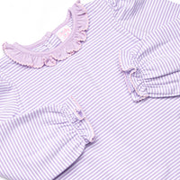 Puurfect Petals Applique Skirted Bubble, Purple