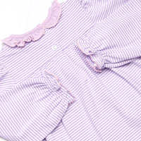 Puurfect Petals Applique Skirted Bubble, Purple