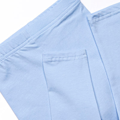 Blossom in Blue Ruffle Legging Set, Blue