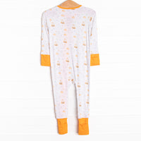 Costume Contest Bamboo Zippy Pajama, Orange