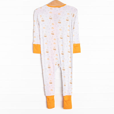 Costume Contest Bamboo Zippy Pajama, Orange