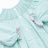 Recital Ready Smocked Bishop Dress, Mint