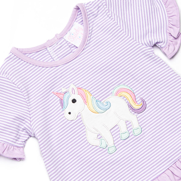 Magical Mare Applique Legging Set, Purple