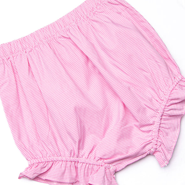 Southern Scallops Diaper Set, Pink