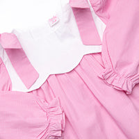 Southern Scallops Dress, Pink