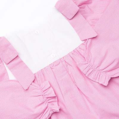 Southern Scallops Dress, Pink