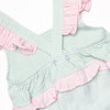 Sweet Pea Bubble Romper, Green