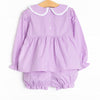 Treats not Tricks Applique Bloomer Set, Purple