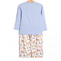 Hunting Club Pant Set, Blue
