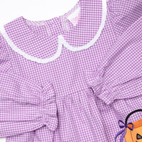 Treats not Tricks Applique Bloomer Set, Purple
