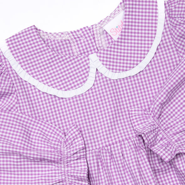 Treats not Tricks Applique Dress, Purple