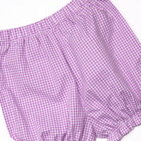 Treats not Tricks Applique Bloomer Set, Purple