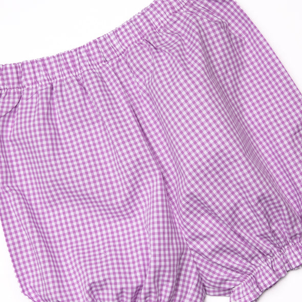 Treats not Tricks Applique Bloomer Set, Purple