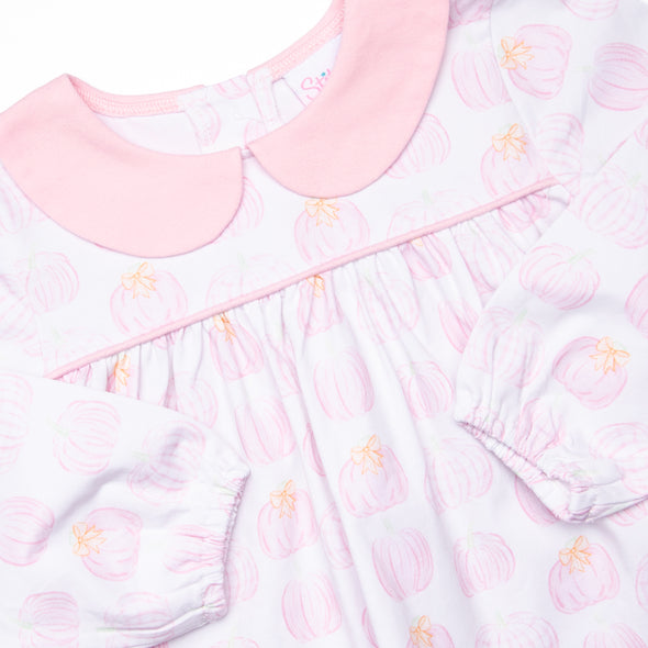 Pastel Pumpkins Bloomer Set, Pink