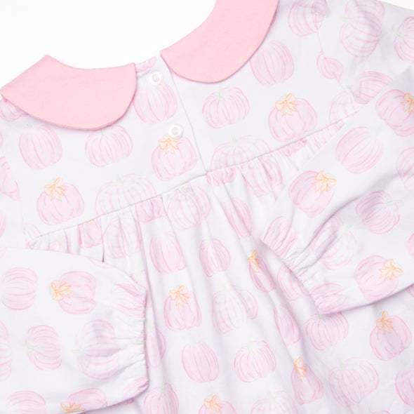Pastel Pumpkins Bloomer Set, Pink
