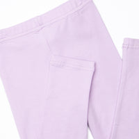 Scaredy Cat Applique Legging Set, Purple