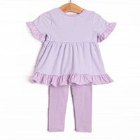 Magical Mare Applique Legging Set, Purple