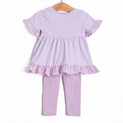 Magical Mare Applique Legging Set, Purple