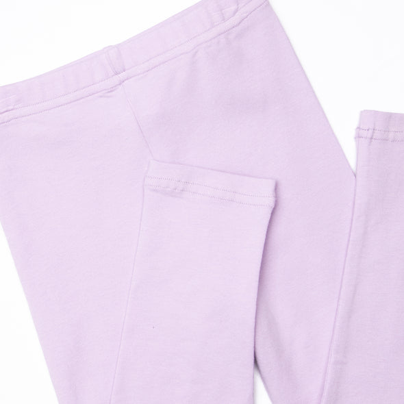 Scaredy Cat Applique Legging Set, Purple