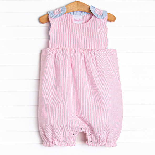 Bridgette Short Romper, Pink