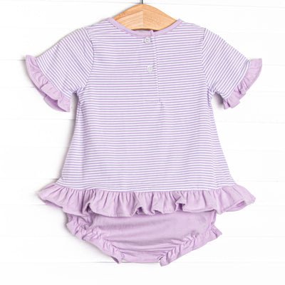 Magical Mare Applique Diaper Set, Purple