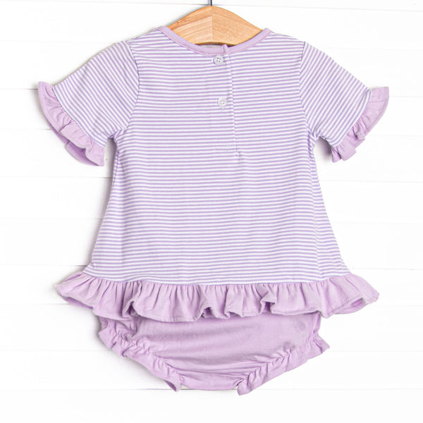 Magical Mare Applique Diaper Set, Purple