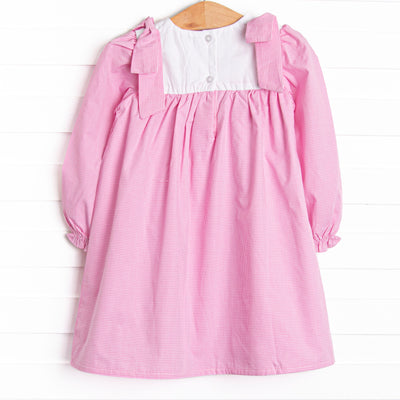 Southern Scallops Dress, Pink