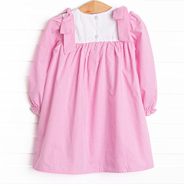 Southern Scallops Dress, Pink