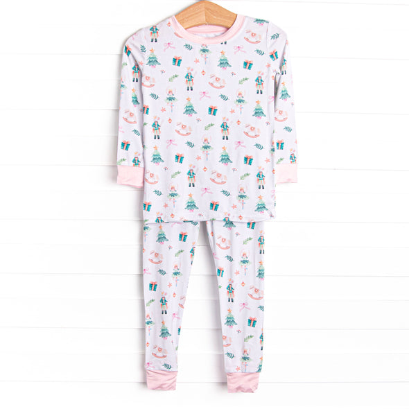 Doorbuster: Winter Waltz Bamboo Pajama Set, Pink