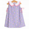 Tulip Blooms Dress, Purple