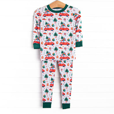 Doorbuster: Christmas Vacation Bamboo Pajama Set, Green