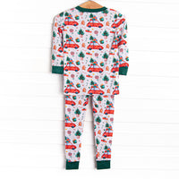 Doorbuster: Christmas Vacation Bamboo Pajama Set, Green