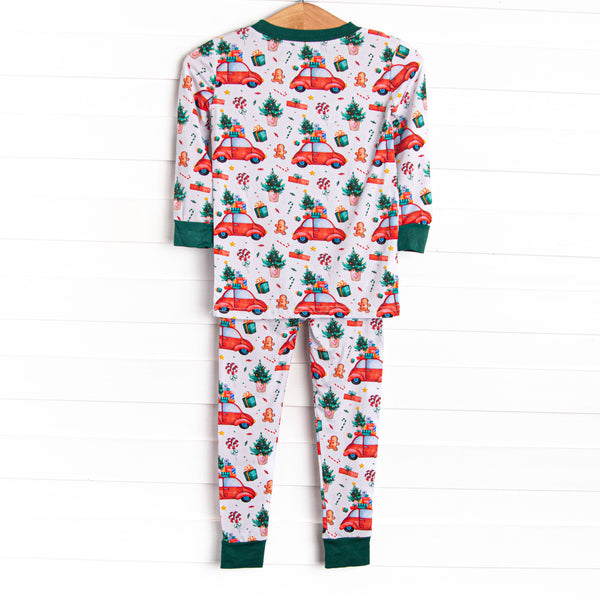 Doorbuster: Christmas Vacation Bamboo Pajama Set, Green
