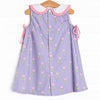 Tulip Blooms Dress, Purple
