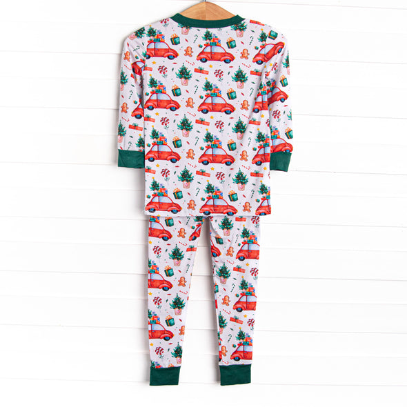 Doorbuster: Christmas Vacation Bamboo Pajama Set, Green