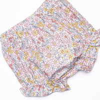 Botanical Garden Diaper Set, Blue