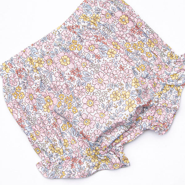 Botanical Garden Diaper Set, Blue
