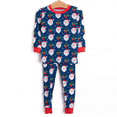 Doorbuster: Christmas Eve Bamboo Pajama Set, Blue