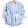 Pasture Pals Smocked Boy Bubble, Blue