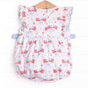 Home of the Brave Side Tie Bubble, Blue