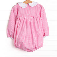 Rosehill Check Bubble, Pink