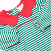 Tinsel and Thyme Diaper Set, Red and Green Stripe