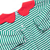Tinsel and Thyme Diaper Set, Red and Green Stripe