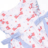 Home of the Brave Side Tie Bubble, Blue