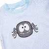 Spooky Spider Applique Top, Blue